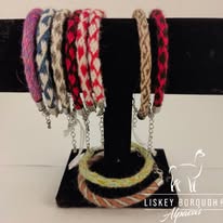 Liskeyborough Handmade Alpaca Fibre Bracelet | Ethical British Alpaca | Custom Fit & Colour