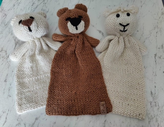 Handmade Alpaca Lovey/ Child Comforter - Made by Claire