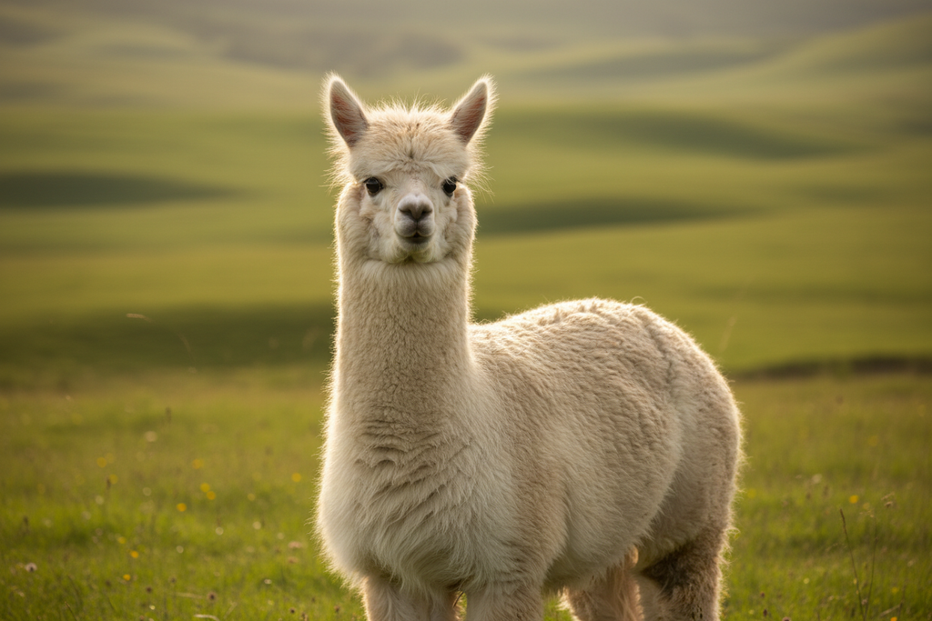 Beautiful alpaca image